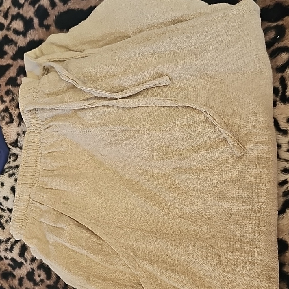 Beige Drawstring Pants - image 8